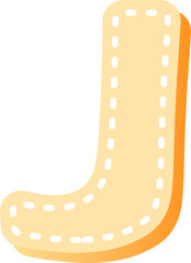 cartoon dot line typographic design art uppercase alphabet