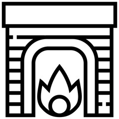 fireplace icon