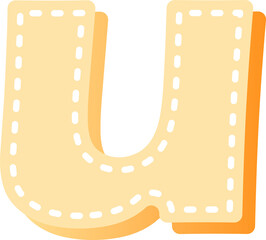 cartoon dot line typographic design art lowercase alphabet