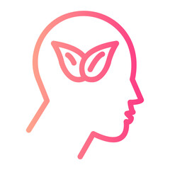 think green gradient icon