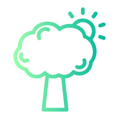 tree gradient icon