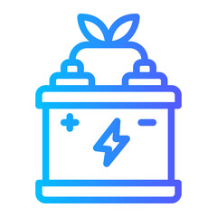 accumulator gradient icon