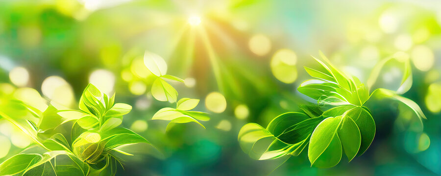 Organic green freshness and health background wallpaper