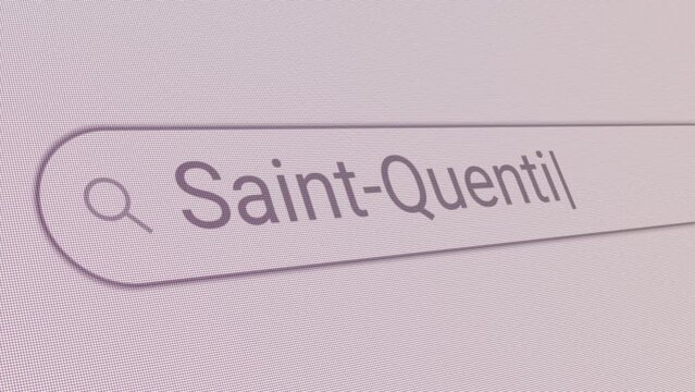 Search Bar Saint Quentin 
Close Up Single Line Typing Text Box Layout Web Database Browser Engine Concept