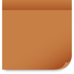 paper note brown color