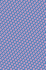 Blue and pink seed stitch portrait background