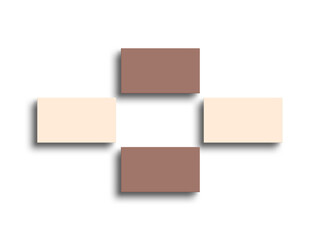 Minimal business card mockup