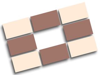 Minimal business card mockup