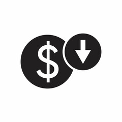 lowest price icon. Simple element illustration. lowest price concept symbol design