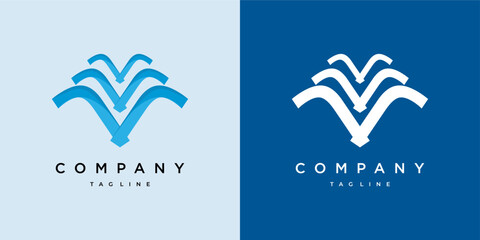 Logo for an accounting or economic firm
