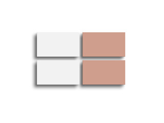 Minimal business card mockup