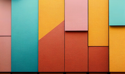 Fototapeta premium 3d illustration of empty wall minimal mockup with copy space