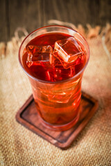 Sushi is a Japanese dish of prepared vinegared rice (鮨飯, sushi-meshi), usually with some sugar and salt, accompanied by a variety of ingredients