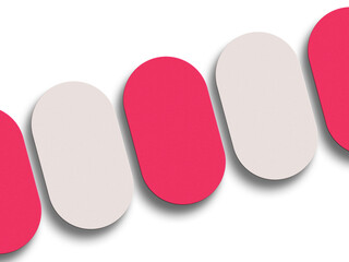 Round vertical business card mockup