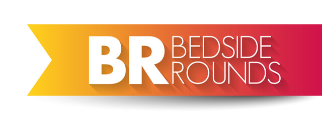 BR - Bedside Rounds acronym, concept background