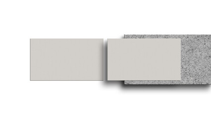 Elegant business card on wood mockup