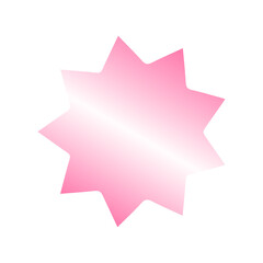 star on white background