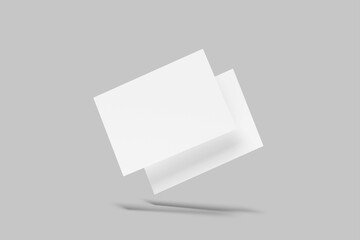 A6 Postcard Blank Mockup