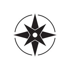 wind rose icon. Navigation. location. GPS elements pack symbol template for graphic and web design collection logo