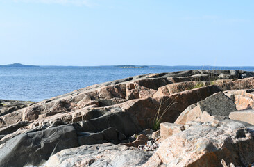 Outcrop with seascape