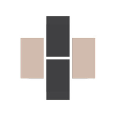 Dark business card mockup