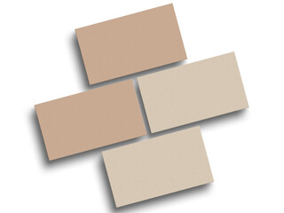 Minimal business card mockup