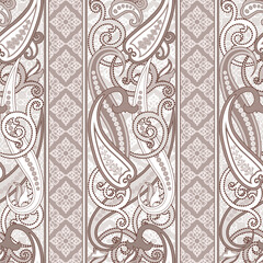 Paisley background with Eastern ornaments.