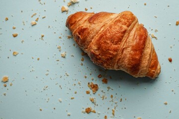 tasty croissant for breakfast or brunch, french food