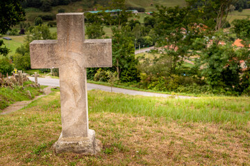 Christian crosses in nature