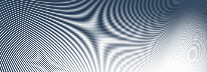 Black lines in 3D perspective vector abstract background, single color dynamic linear minimal design, wave lied pattern in dimensional and movement.