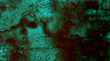 cracked green grunge background illustration jpg