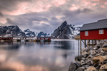 Fototapeta premium Schöne Landschaft auf den Lofoten