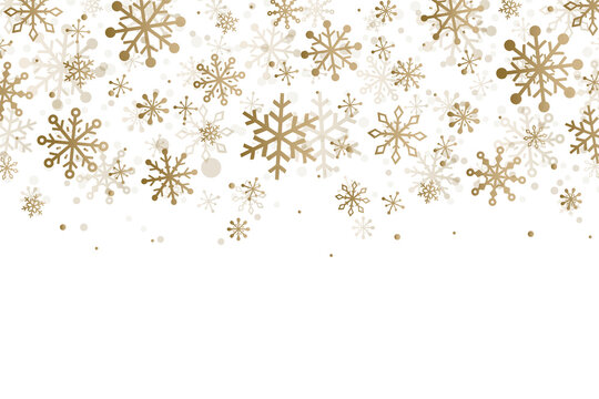 Transparent Christmas background with snowflakes. PNG illustration