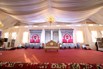 Wedding stage decoration Indian