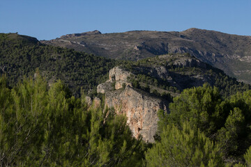 Fototapeta na wymiar Pic de les Aguiles y el Montcabrer