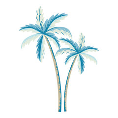 Obraz premium palm tree illustration 