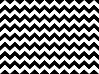 Seamless chevron pattern, zigzag pattern with black and white striped lines