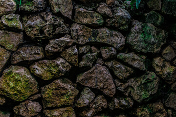 stone wall background close up