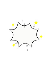 Bubble Comic Chat Shape