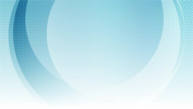Abstract soft blue light and shade circle creative motion background. Video animation Ultra HD 4k footage.