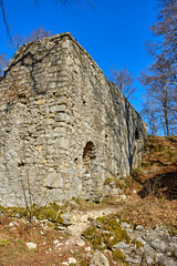 Burgruine Hohenmelchingen, Schw&auml;bische Alb, Deutschland