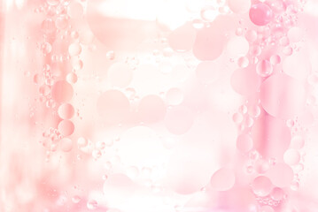 Fototapeta na wymiar Abstract Pink water bubbles background