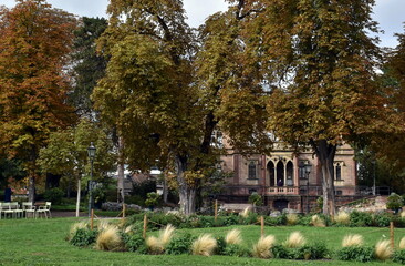 Colombipark in Freiburg im Herbst