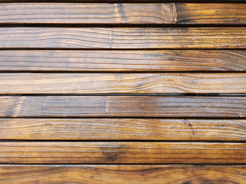 varnish wooden slats reflect light
 beautiful pattern