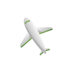 Fototapeta premium Plane icon design template vector illustration