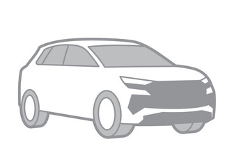 GERMANY SUV - VECTOR ILLUSTRATOR ON WHITE BACKGROUND - SPORTCAR_T018 : 535208144