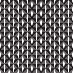 Black geometric Seamless pattern. Triangular abstract