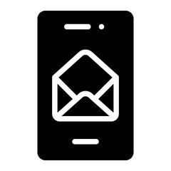 message glyph icon