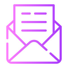 mail gradient icon