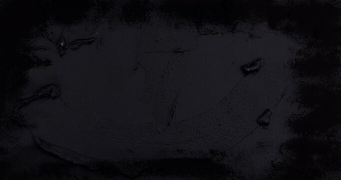 Dark Plaster with Black Grunge Border - Artistic Animated Background